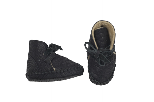 Donsje Baby Booties Black/midnightblue