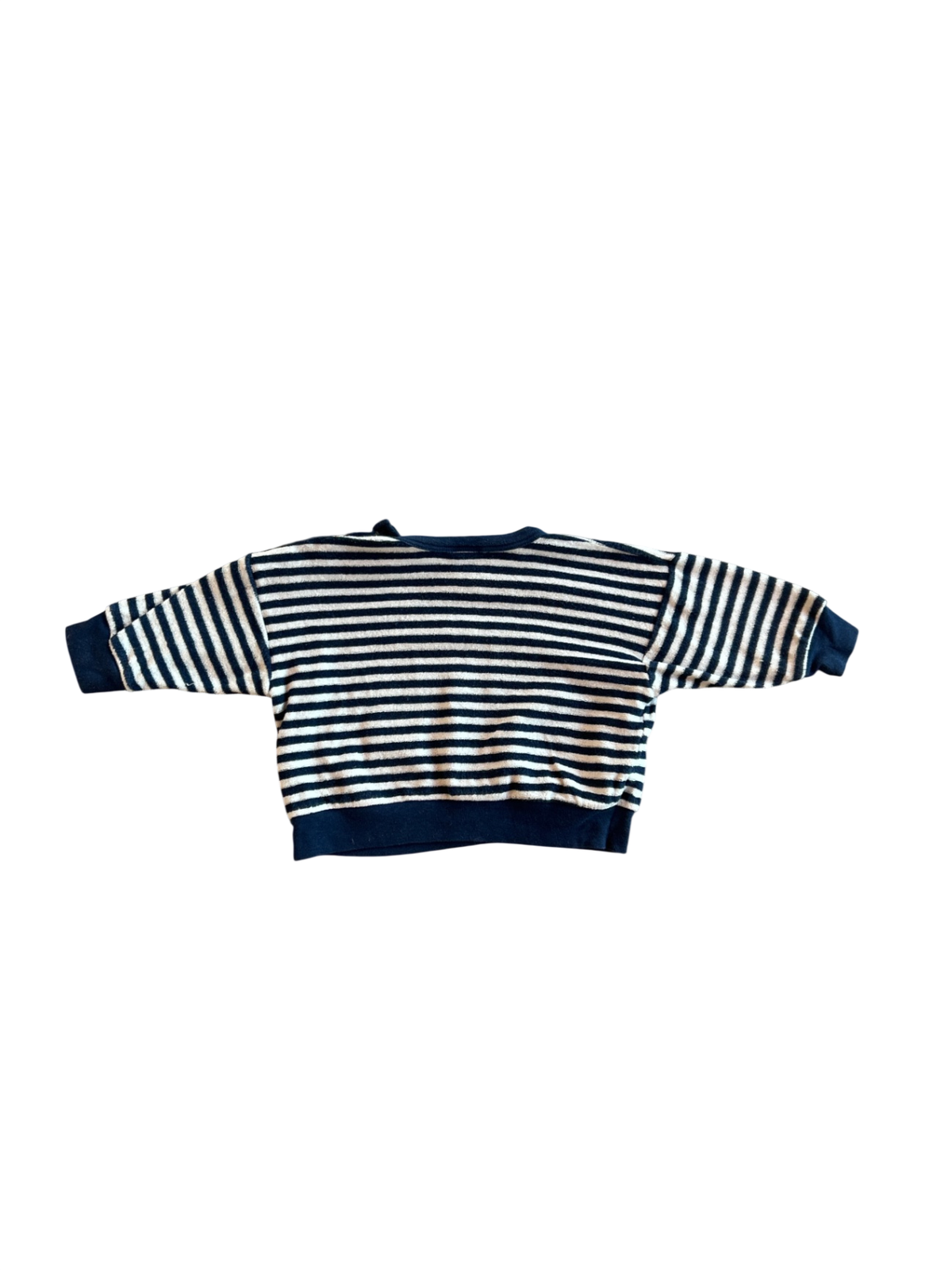 Petit Bateau Sweatshirt Navy blue and white