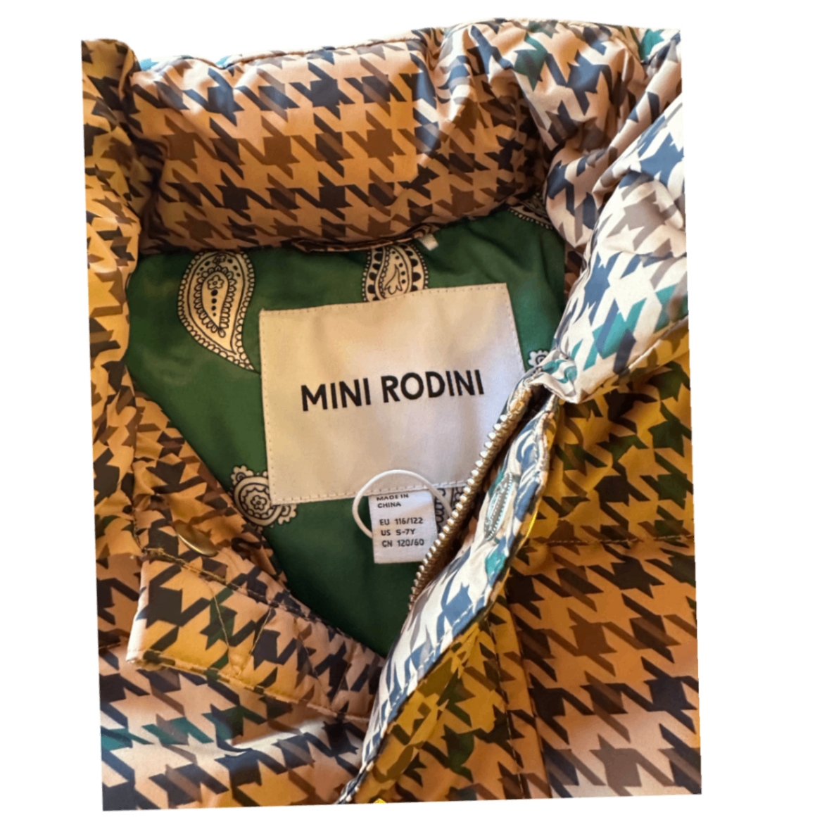Mini Rodini Jacket Multicolor (Brown, Black, Off-white)