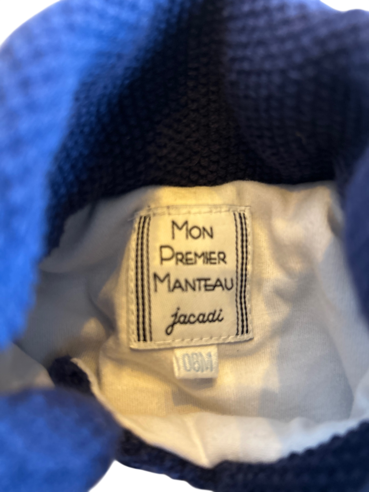 mon premier manteau jacadi Jacket Dark Blue