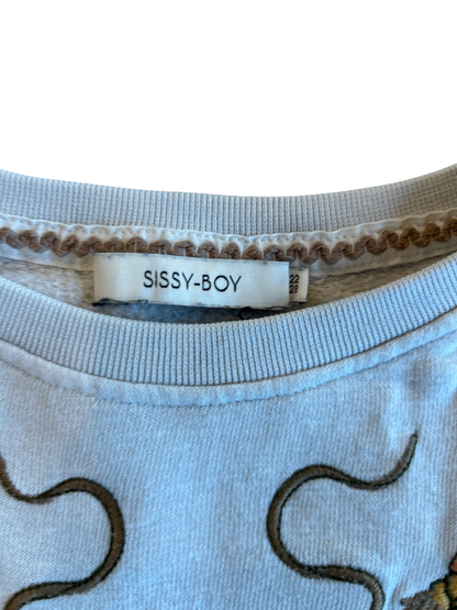 Sassy Boy Sweatshirt Creme white