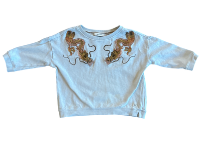 Sassy Boy Sweatshirt Creme white