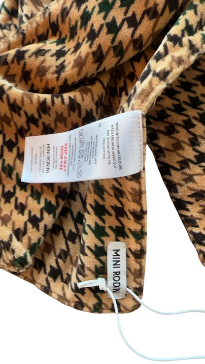 Mini Rodini Scarf Brown, Black, Green