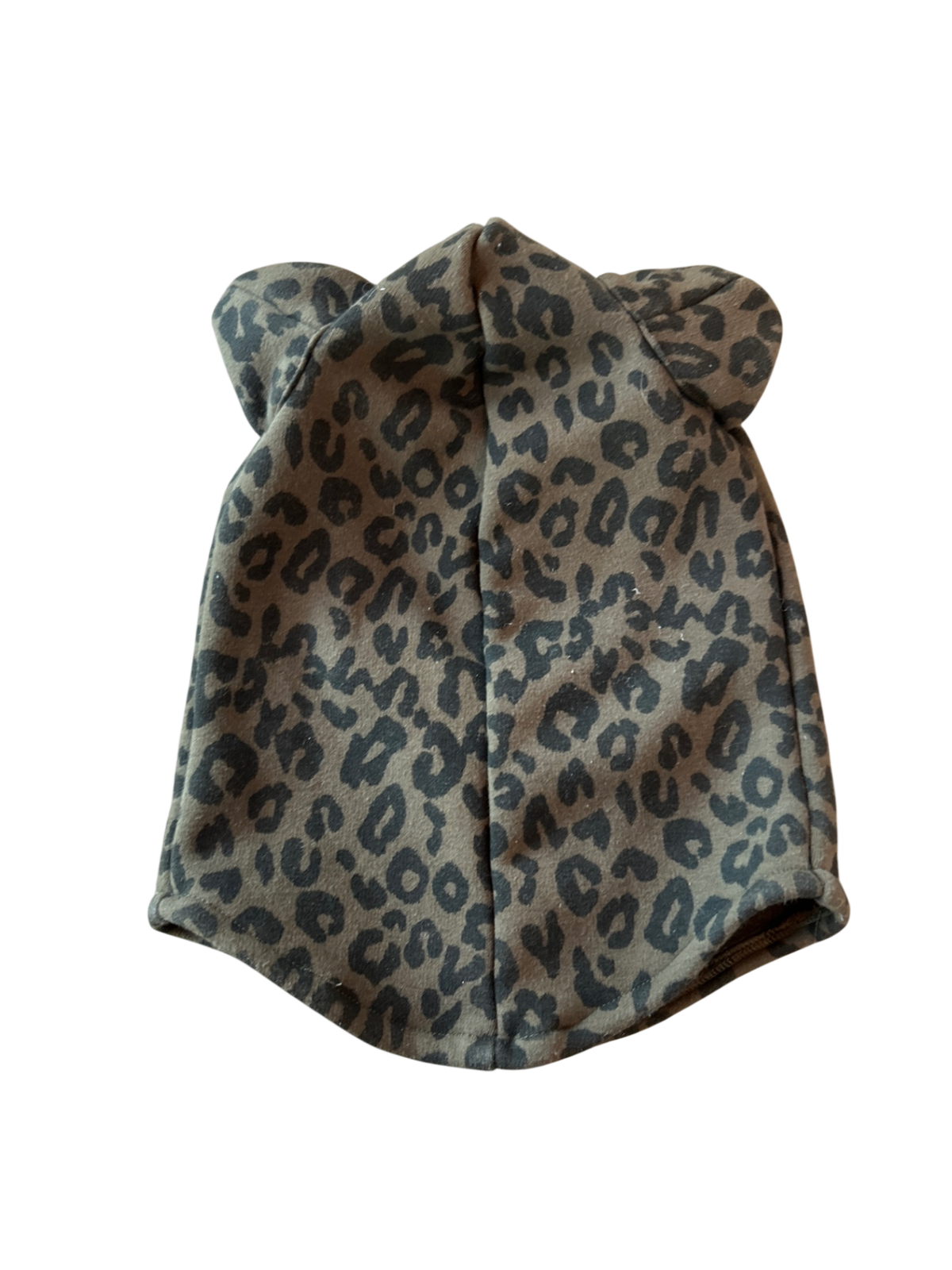 talc Headwear Brown and black leopard print
