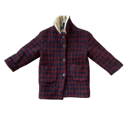 maan belgium Jacket Red and navy blue