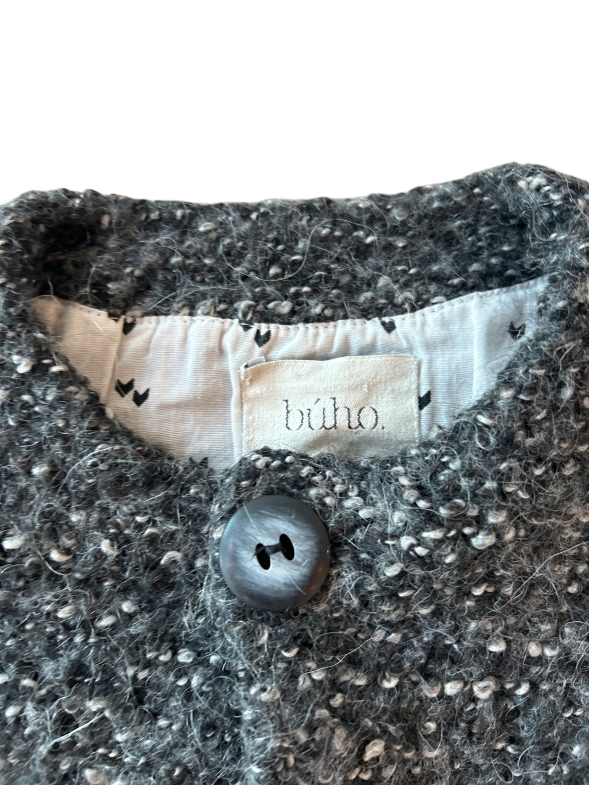 Buho Jacket Black with silver speckles