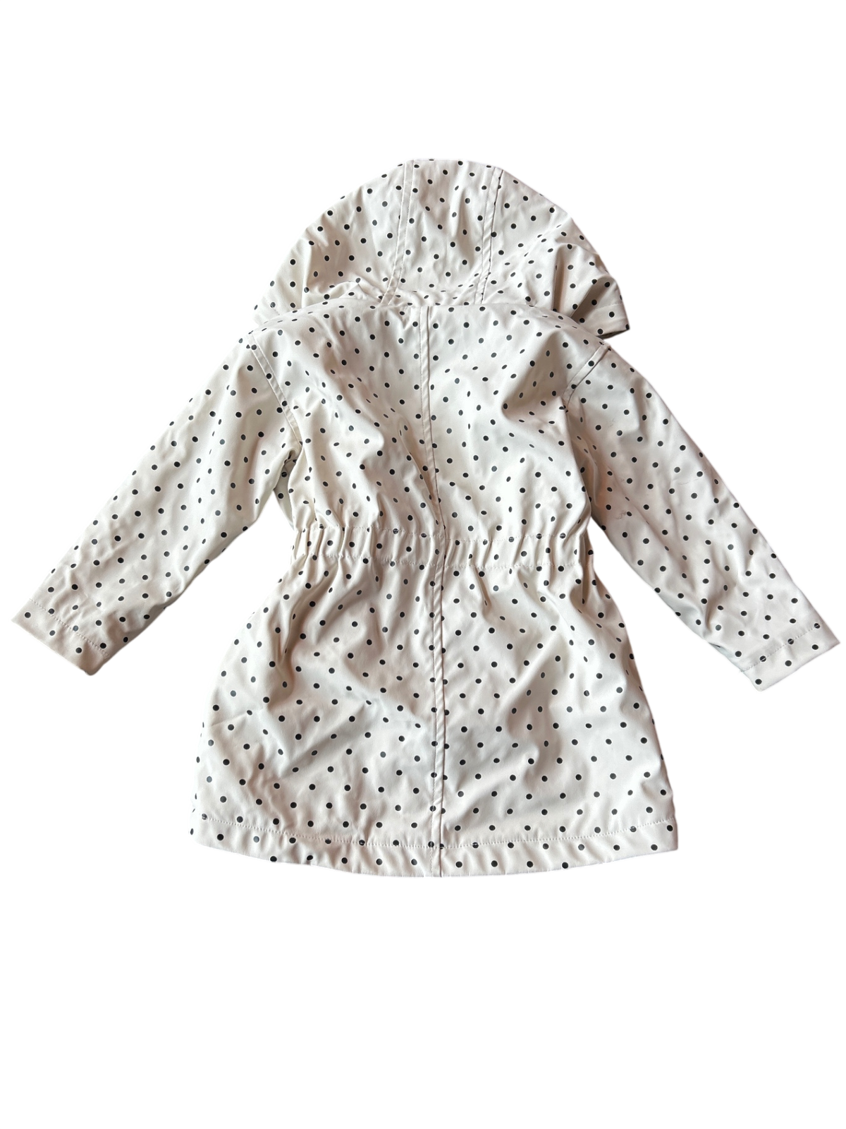 lile & lilie Jacket Cream with black polka dots