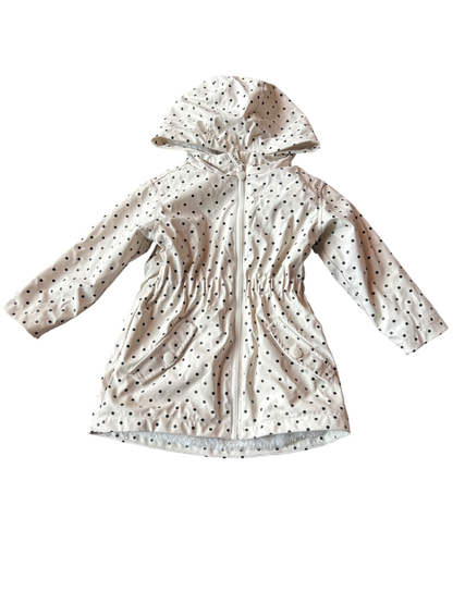 lile & lilie Jacket Cream with black polka dots
