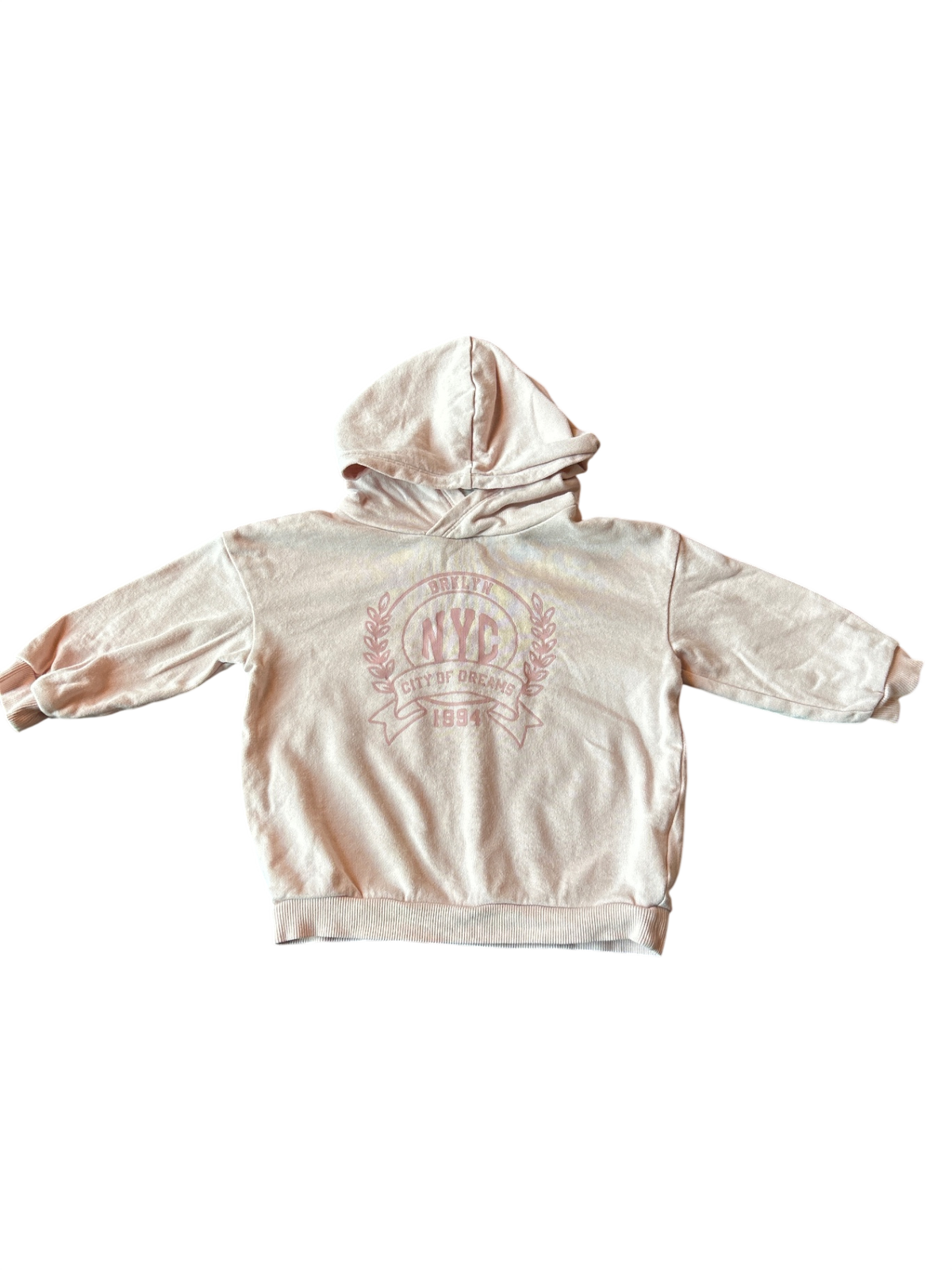 H&M Hoodie Pale pink and cream