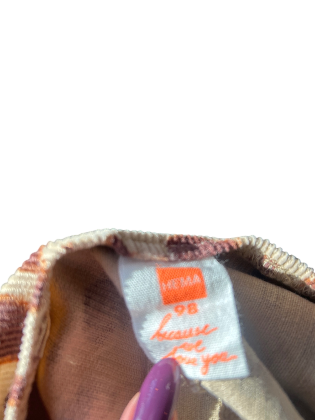 HEMA Dungarees Cream with brown animal print