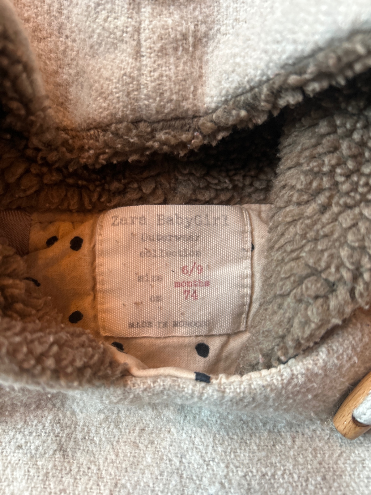 Zara Coat Beige