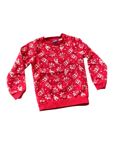 lupilu Sweatshirt Red with white print