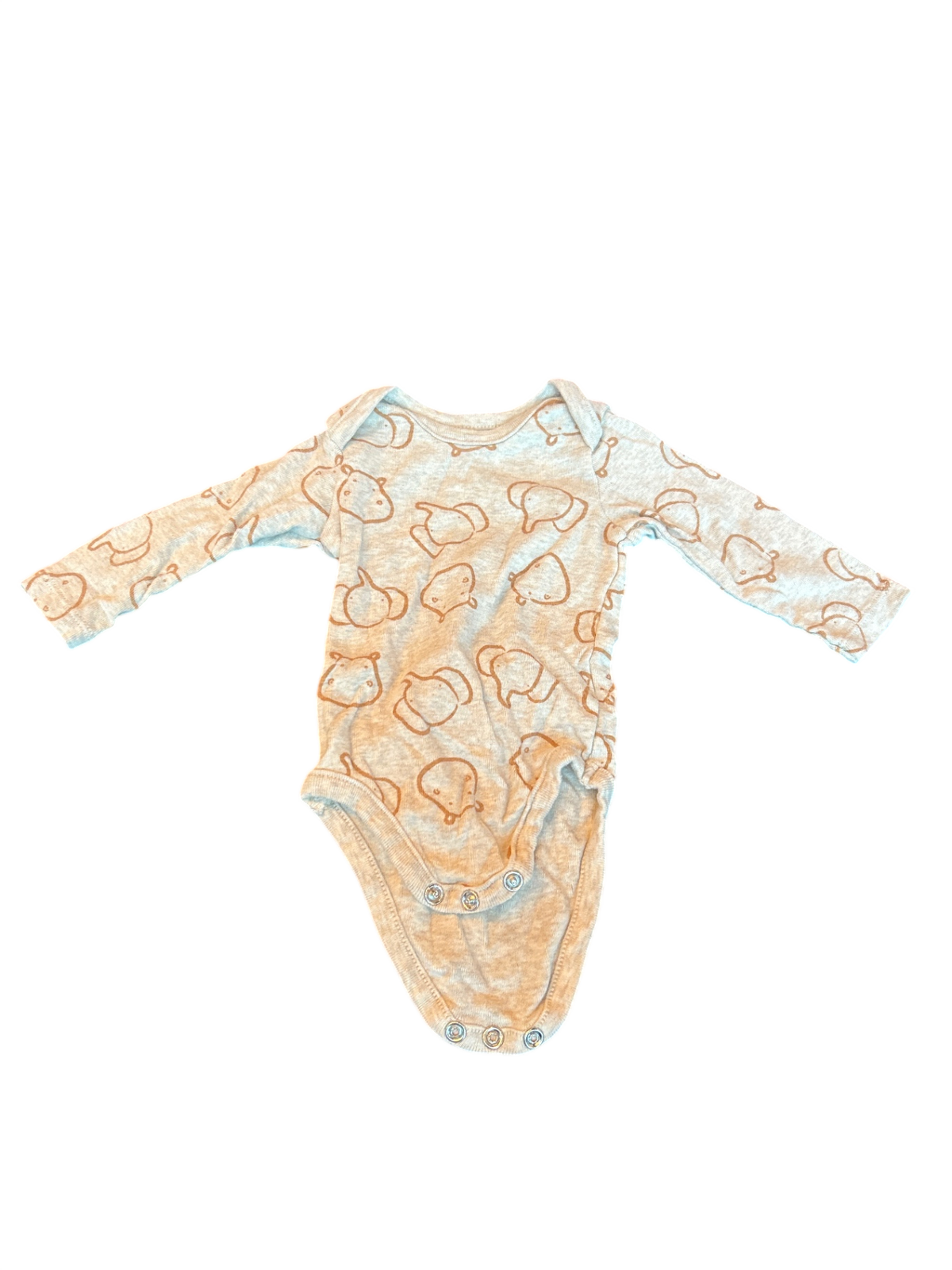 orchestra Body Cream and light blue with tan animal print