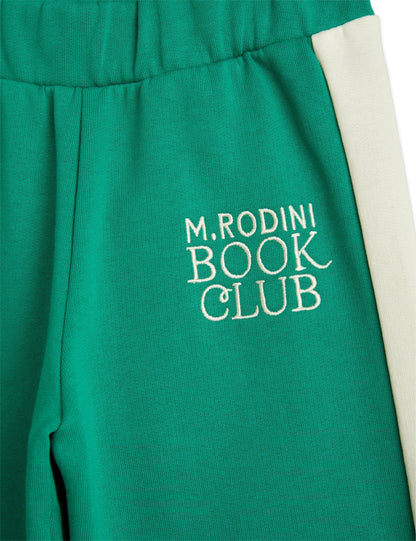 Mini Rodini Book Club Sweatpants Green
