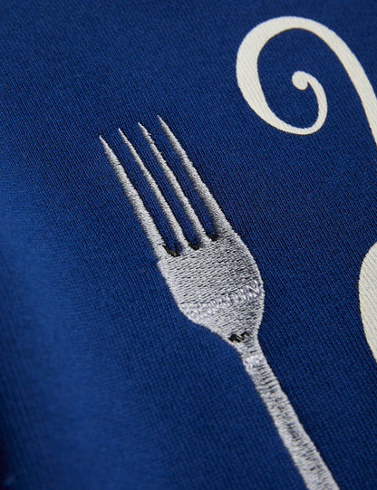 What's cooking embroidered sweatshirt