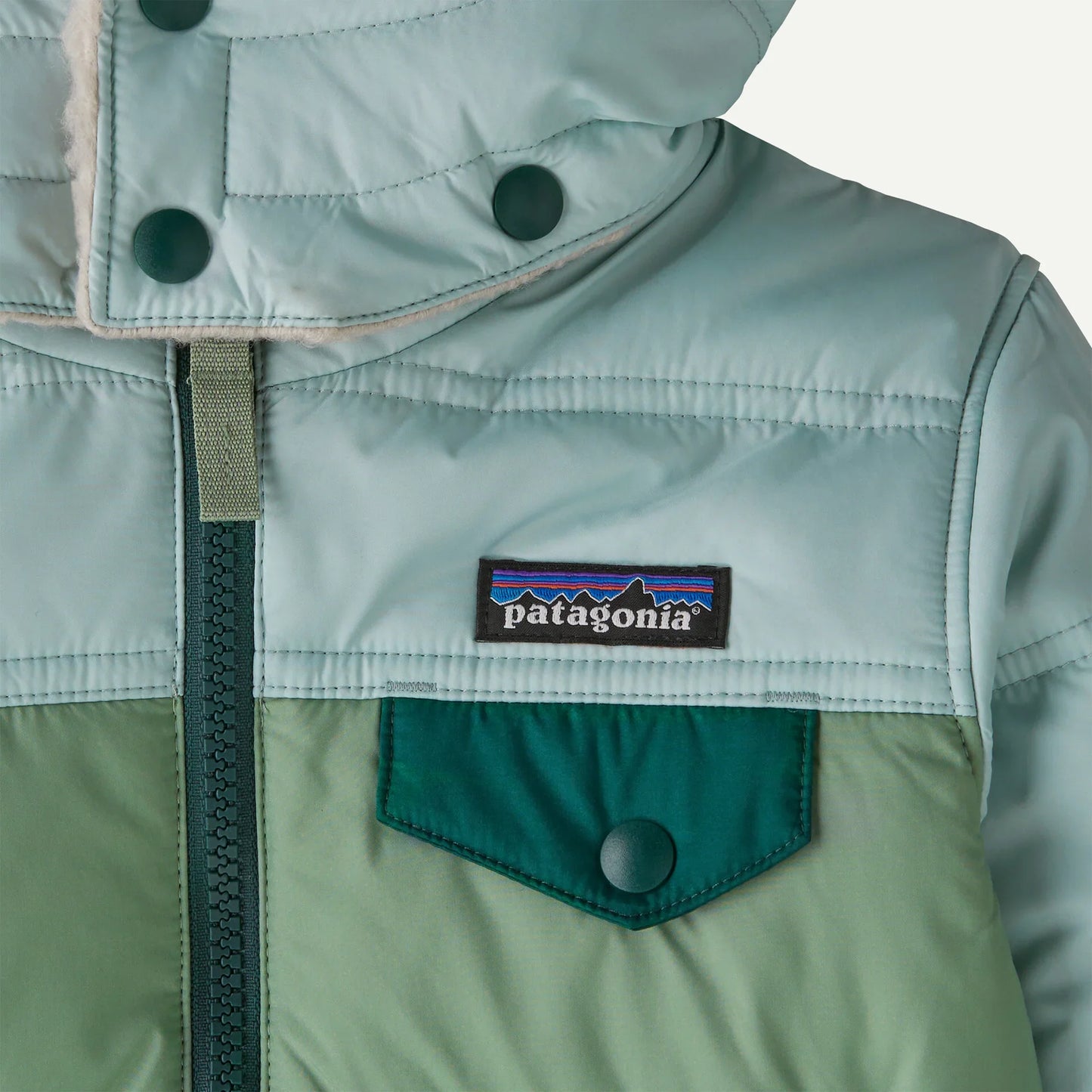 Patagonia Baby Reversible Tribbles Hoody - Ellwood Green