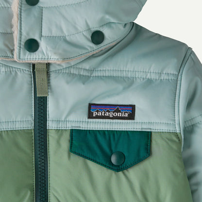 Patagonia Baby Reversible Tribbles Hoody - Ellwood Green