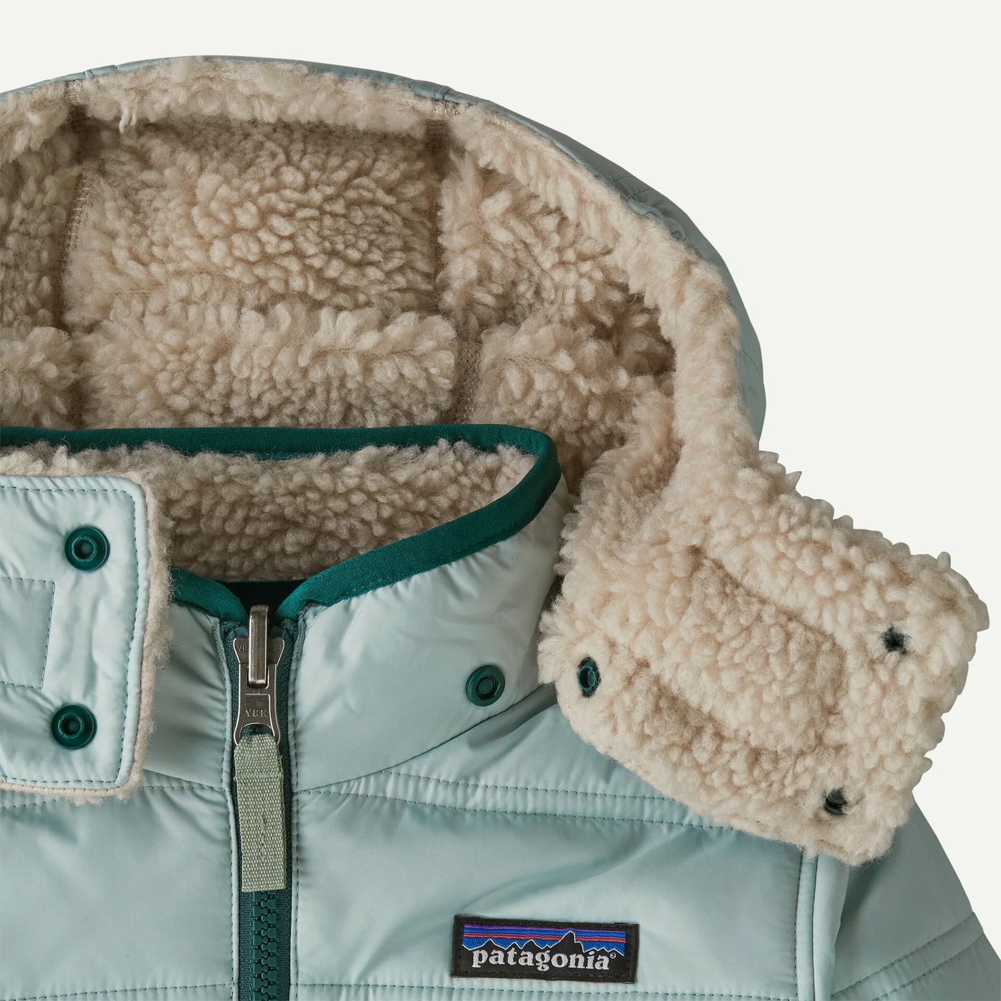 Patagonia Baby Reversible Tribbles Hoody - Ellwood Green