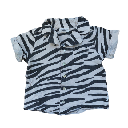 Maed for Mini Zebra Blouse White