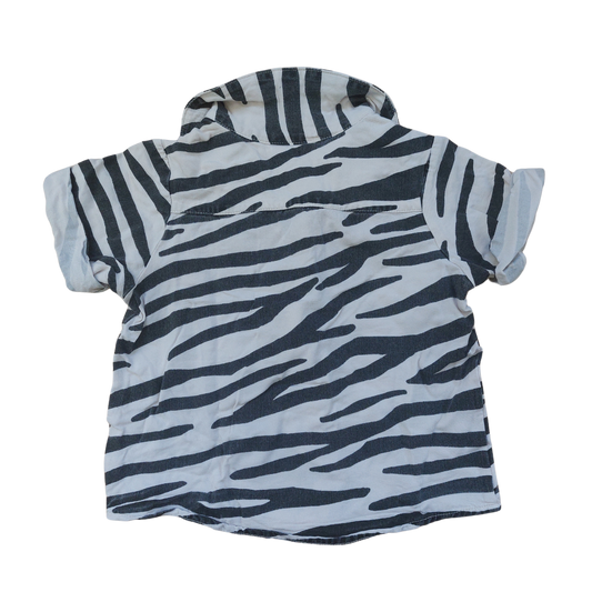 Maed for Mini Zebra Blouse White