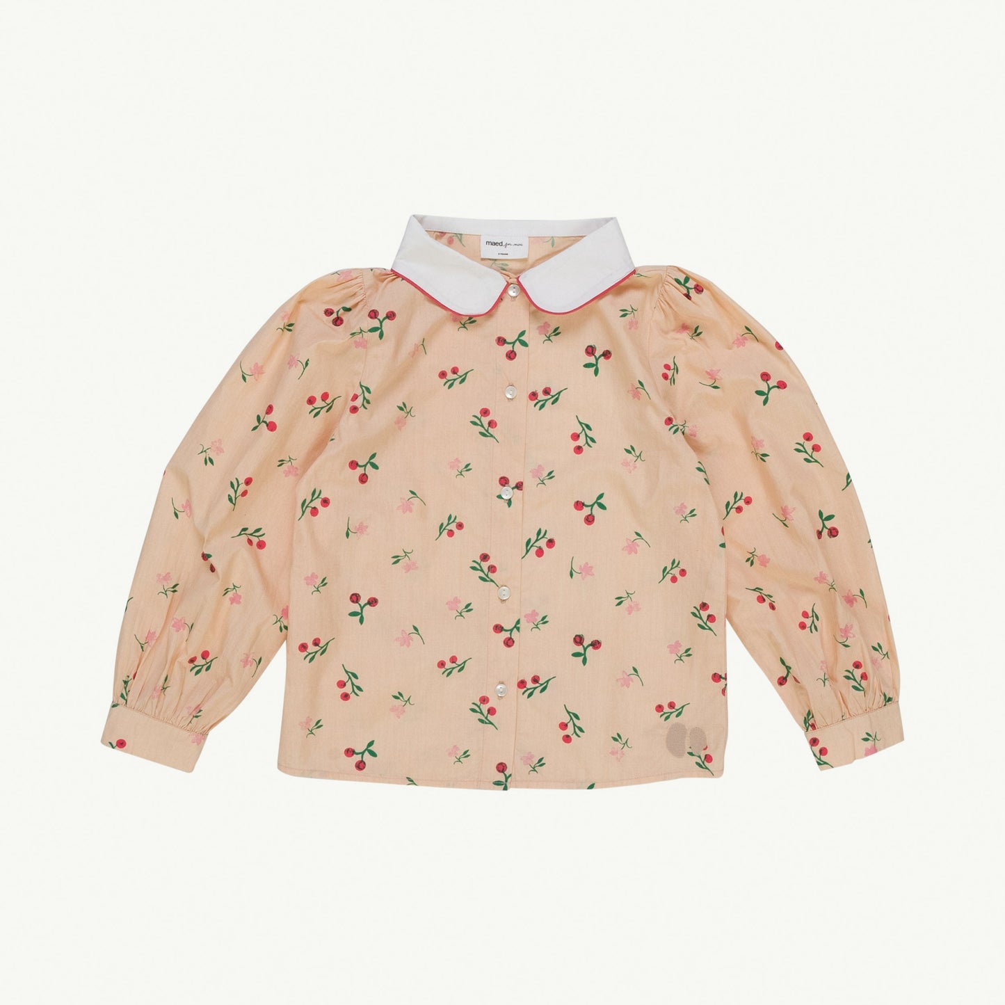 Maed for Mini Cherry Chincilla Blouse
