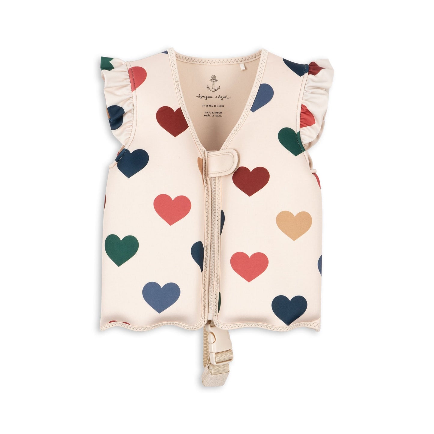Float frill hearts vest