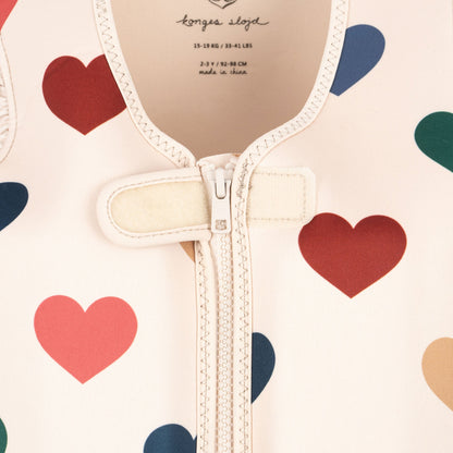 Float frill hearts vest