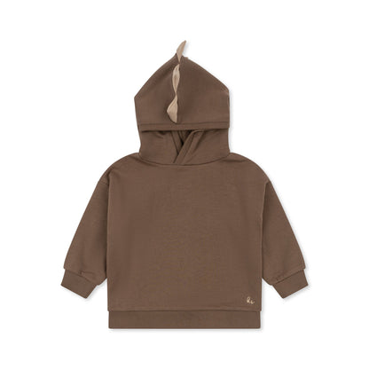 Lou animal hoody - Shitake