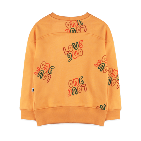 AMMEHOELA One Love Cotton Sweater Orange