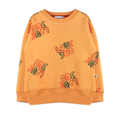 AMMEHOELA One Love Cotton Sweater Orange