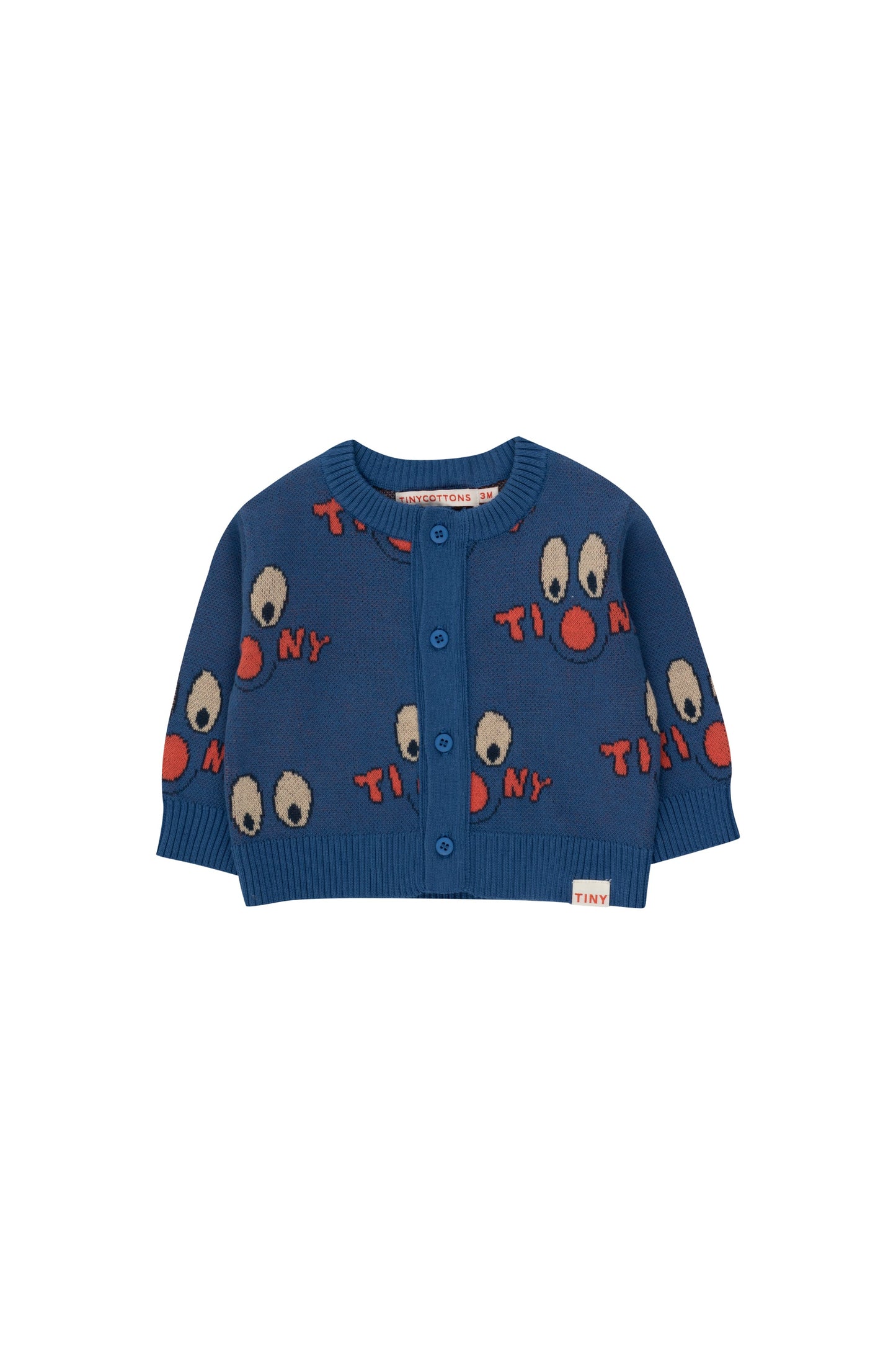 Clowns baby cardigan