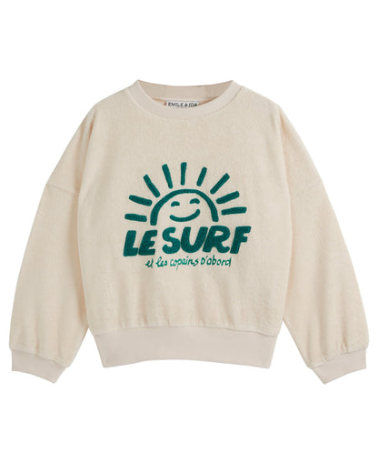 Emile et Ida Creme sweatshirt