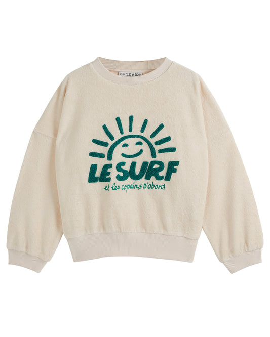 Emile et Ida Creme sweatshirt