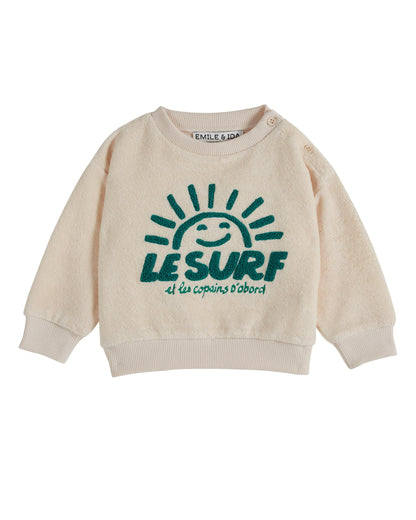 Emile et Ida Creme sweatshirt