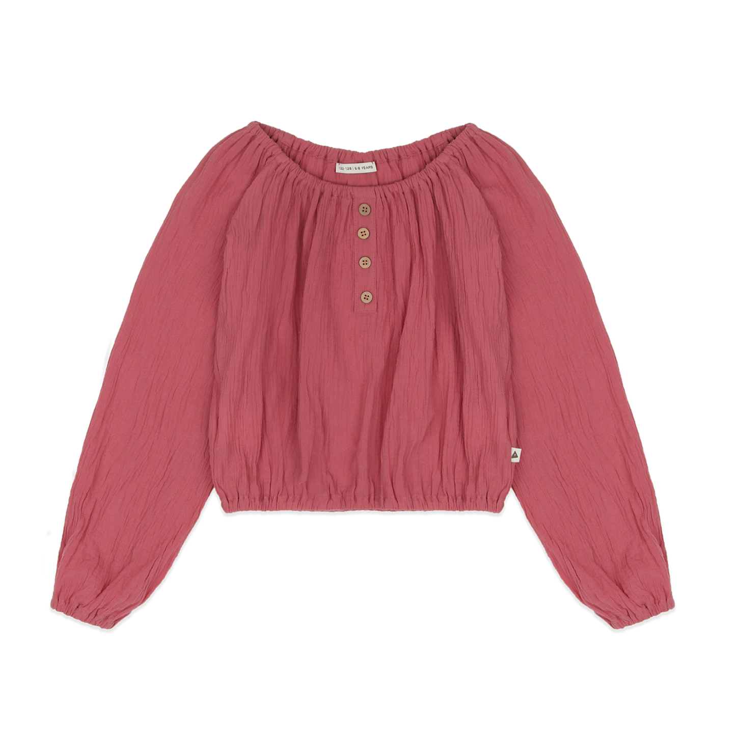 AMMEHOELA Jenny Long Sleeved Wide Top Pink