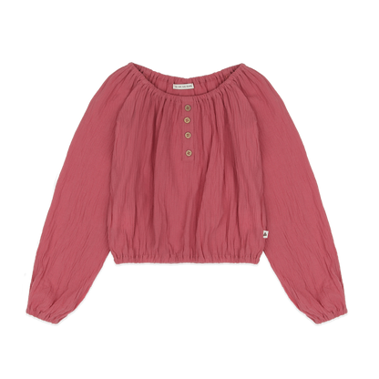 AMMEHOELA Jenny Long Sleeved Wide Top Pink