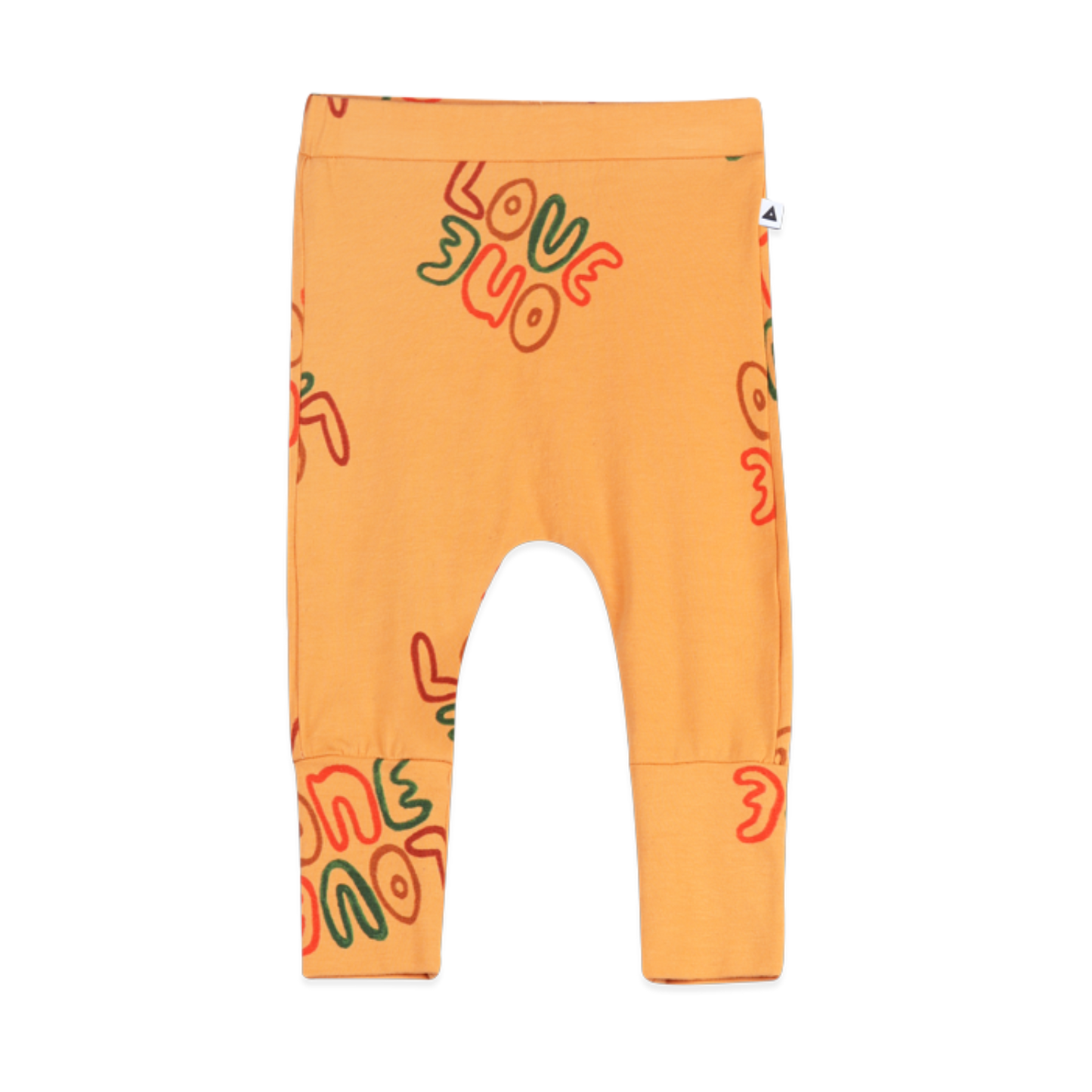AMMEHOELA One Love Patterned Leggings Orange