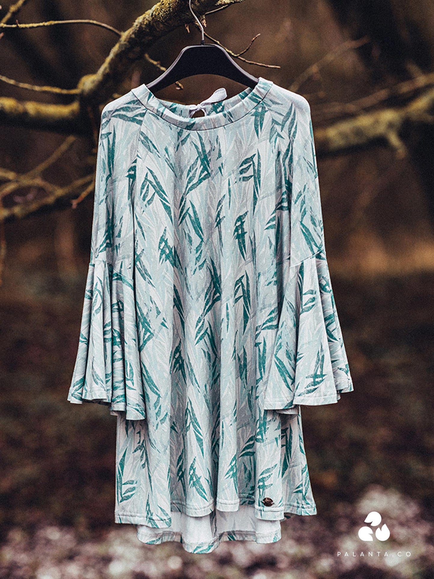 PAVONADA Bianca Dress Blue