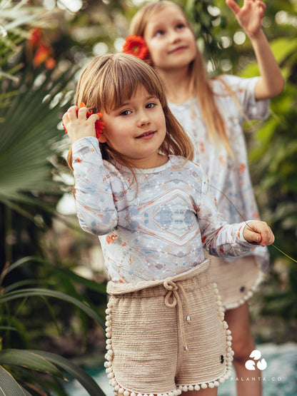 PAVONADA Susanna Romper Beige