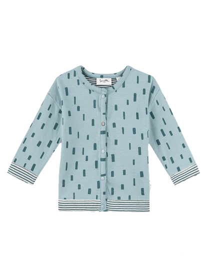 Drop long sleeve sweatshirt-blue