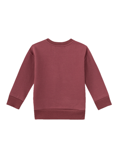 Love My Planet  Long Sleeve Sweatshirt-Red