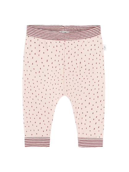 Polka leggings pink