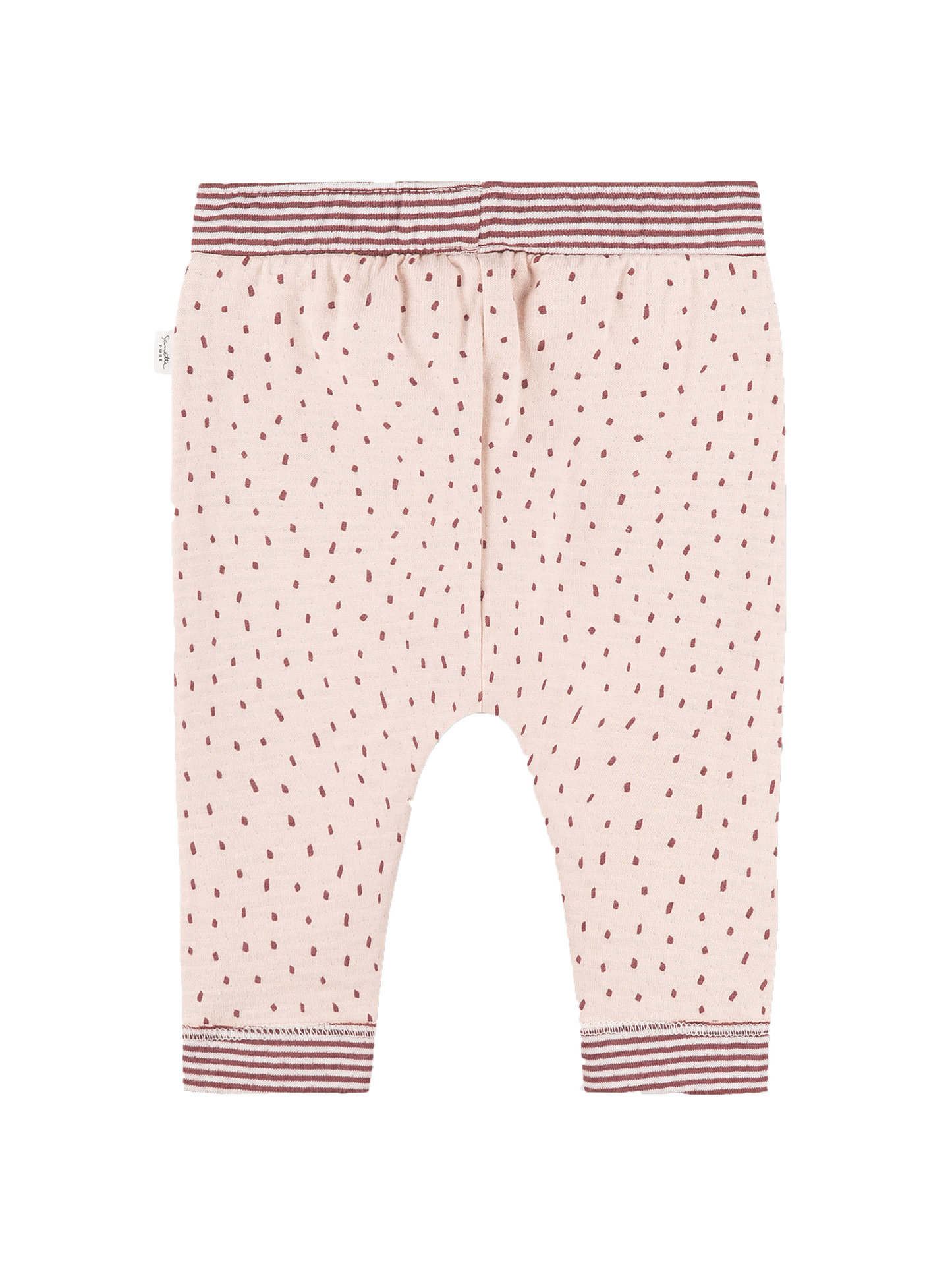 Polka leggings pink