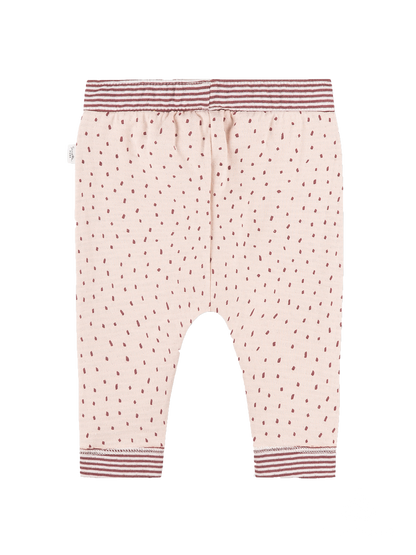Polka leggings pink