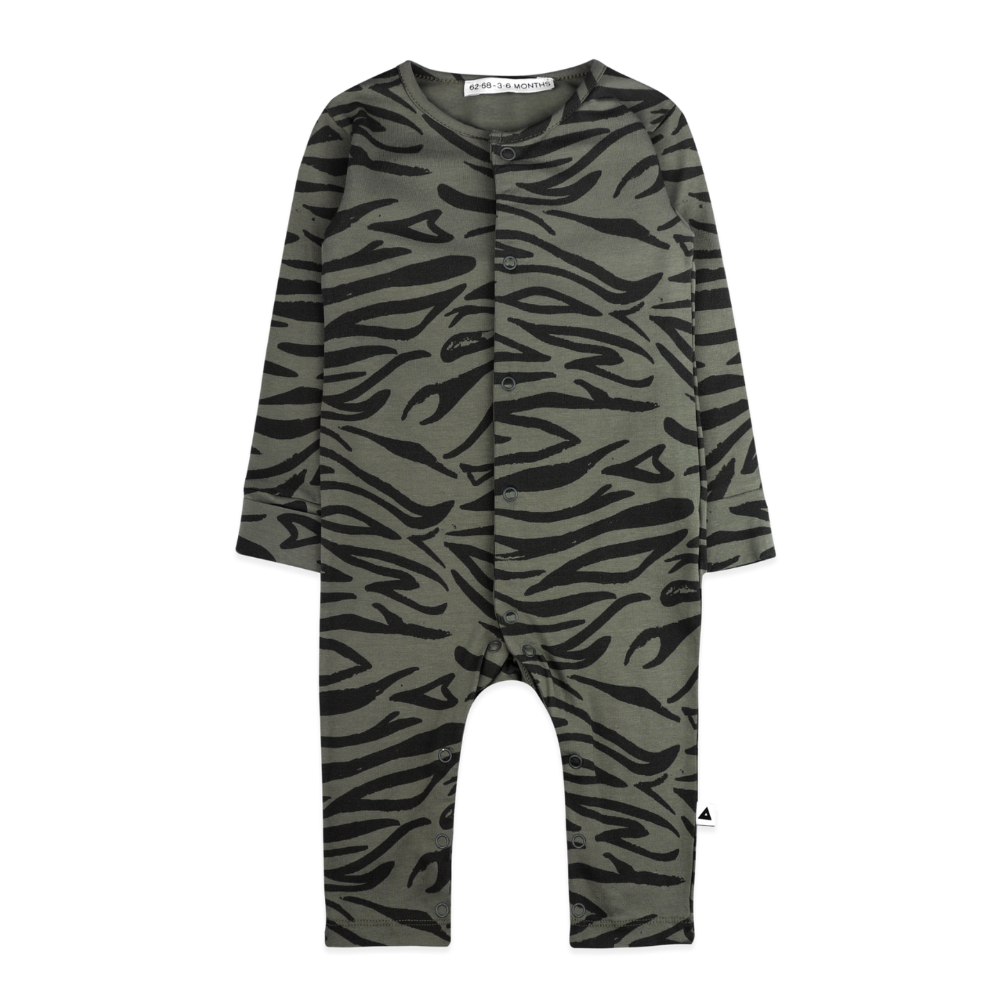AMMEHOELA Zepp Tiger Print Bodysuit Green
